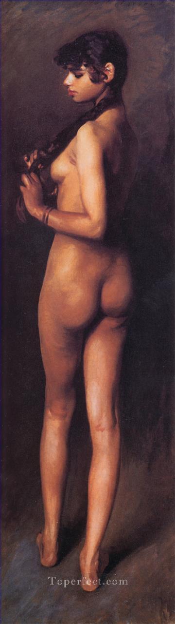 Chica egipcia desnuda John Singer Sargent Pintura al óleo